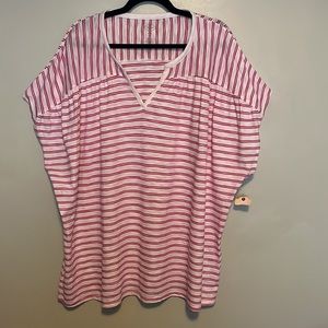 St. John’s Bay NWT Women’s Cotton Striped Top